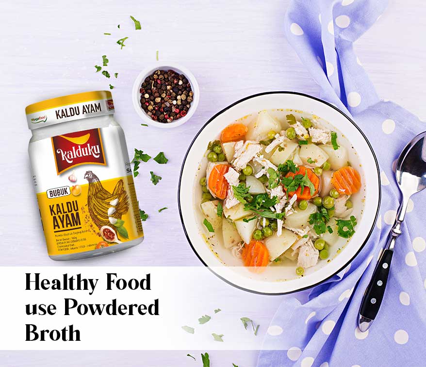 Healthy dishes with Powder Broth