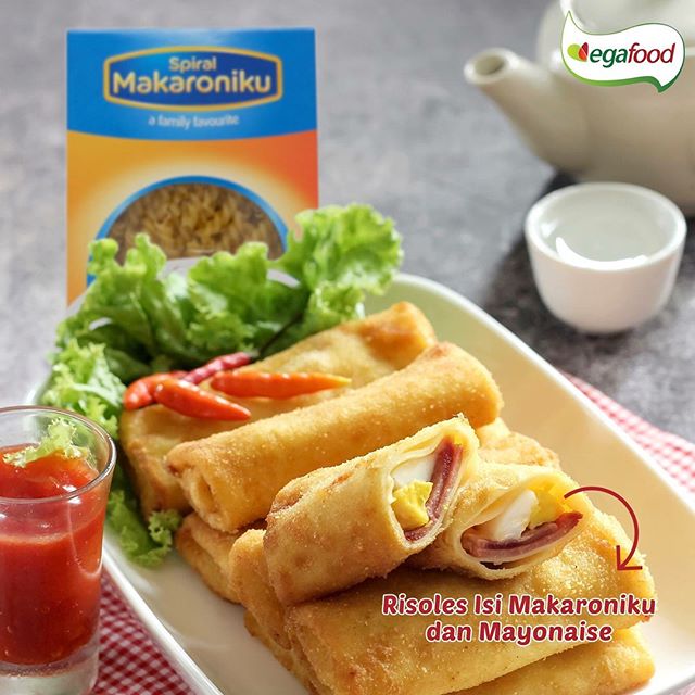 Risoles Isi Makaroni dan Mayonaise