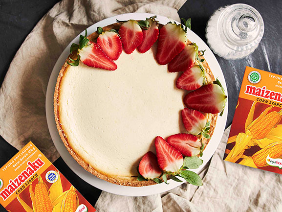 Pie Strawberry Segar Mengkilap – Egafood