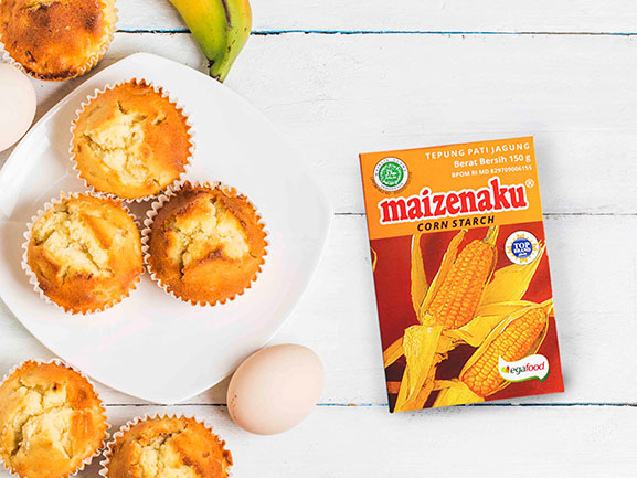 Muffin Pisang Kacang Mente