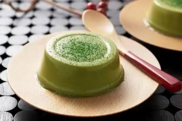 Puding Susu Green Tea