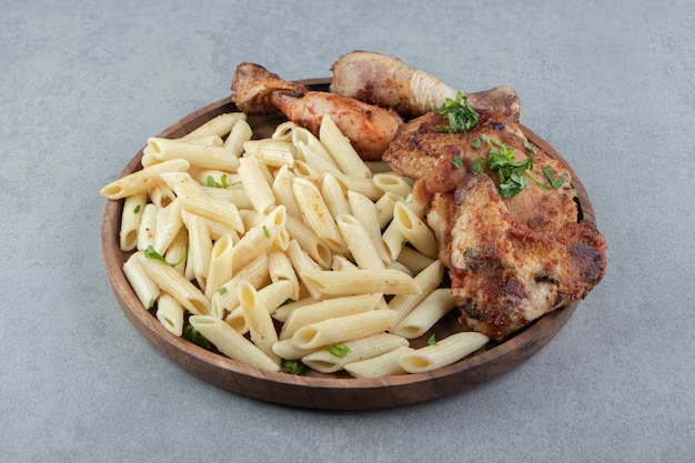 Penne Pasta With Chicken And Pasta