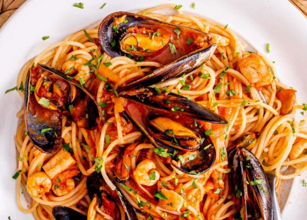 bahan bahan yang biasa digunakan untuk membuat seafood pasta