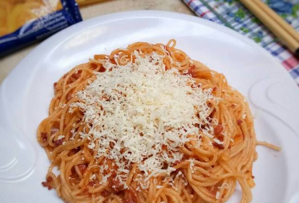 resep spageti kornet keju pedas