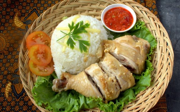 persiapan memasak nasi hainan ayam