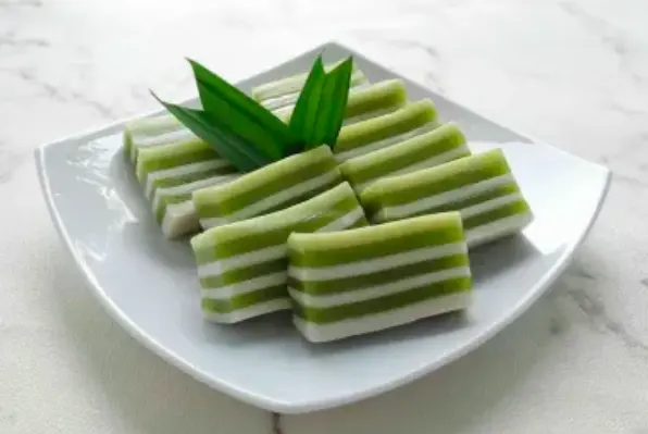 resep lapis pandan tepung jagung