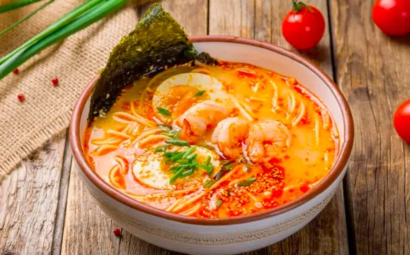 resep ramen kuah pedas gurih